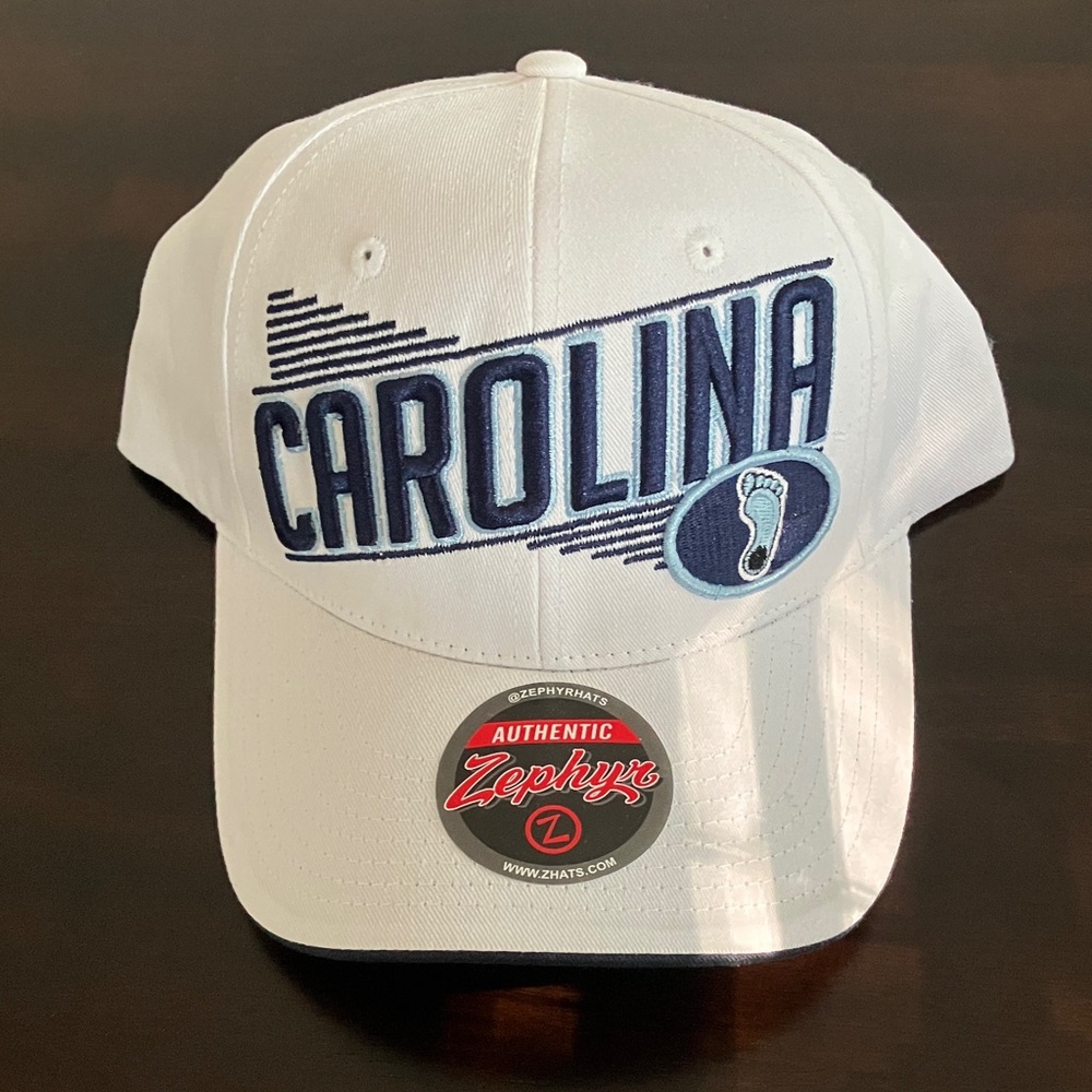 Zephyr UNC Carolina White and Navy Hat